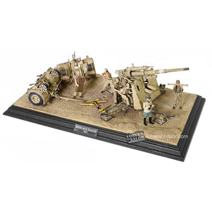 Forces of Valor 881001B - Display Base Frame (Medium Size) Blackwood + 3 Metal Nameplates