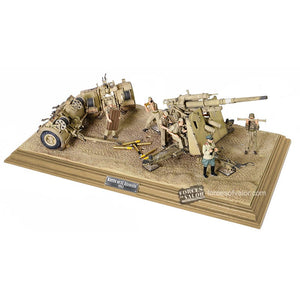 Forces of Valor 881001C - Display Base Frame (Medium Size) Walnut + 3 Metal Nameplates