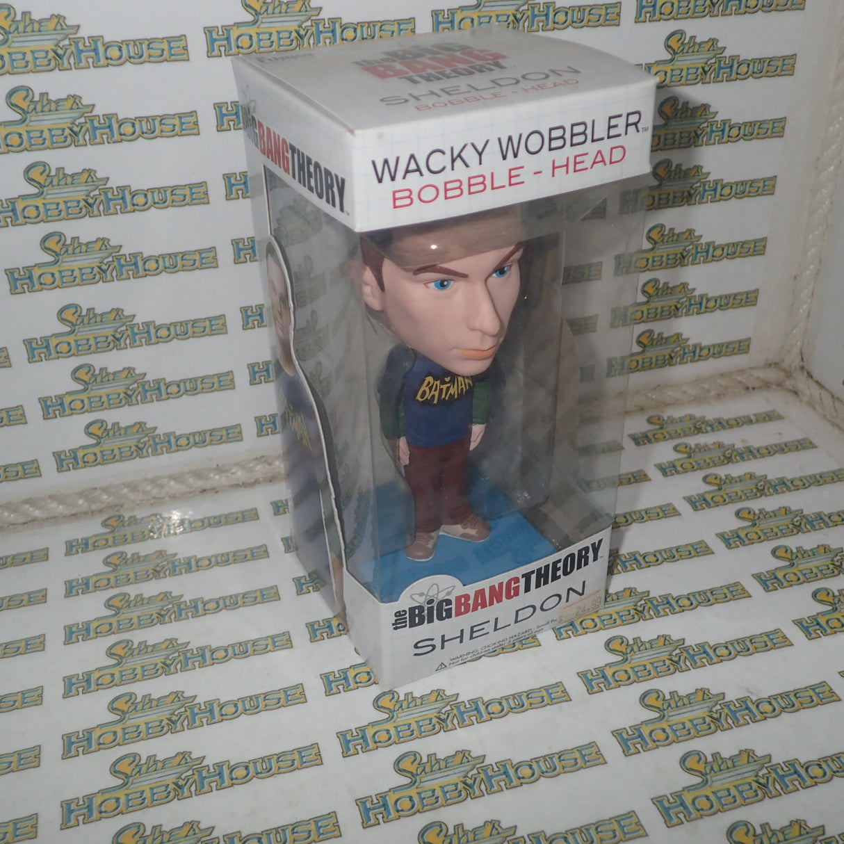 Funko Big Bang Theory FUN2870 - Sheldon BATMAN Shirt Wacky Wobblers