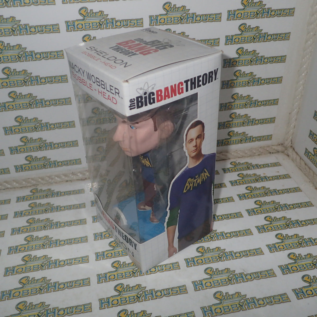 Funko Big Bang Theory FUN2870 - Sheldon BATMAN Shirt Wacky Wobblers