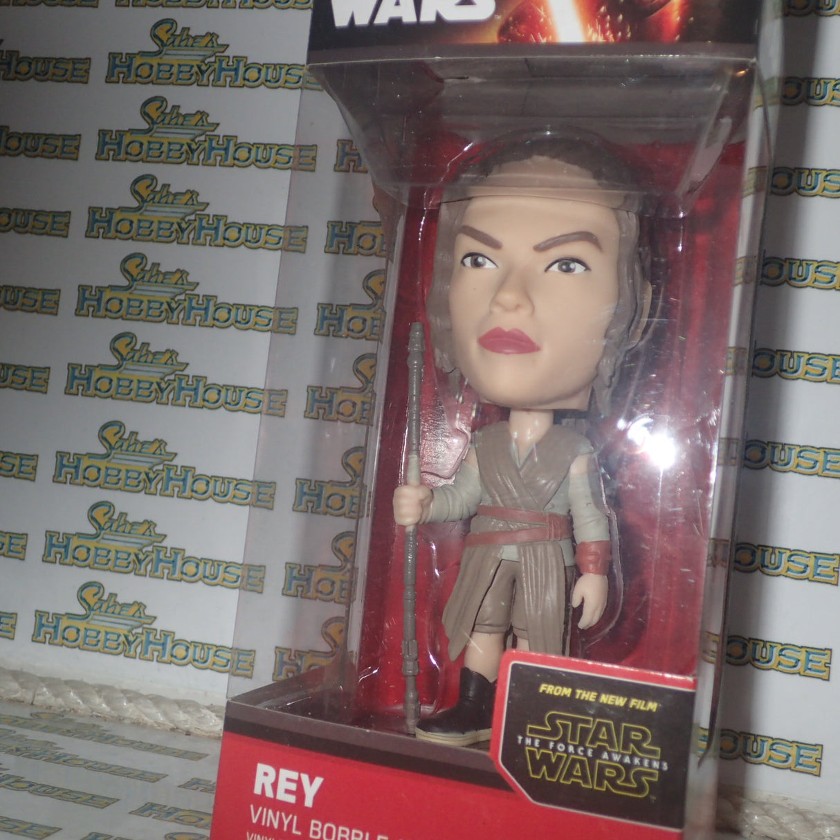 Funko FUN6236 - Star Wars the Force Awakens - Rey Bobble-Head