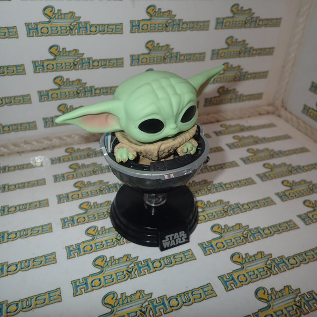 Funko FUN76551 - Star Wars: Mandalorian Grogu in Hovering Pram Pop! Vinyl
