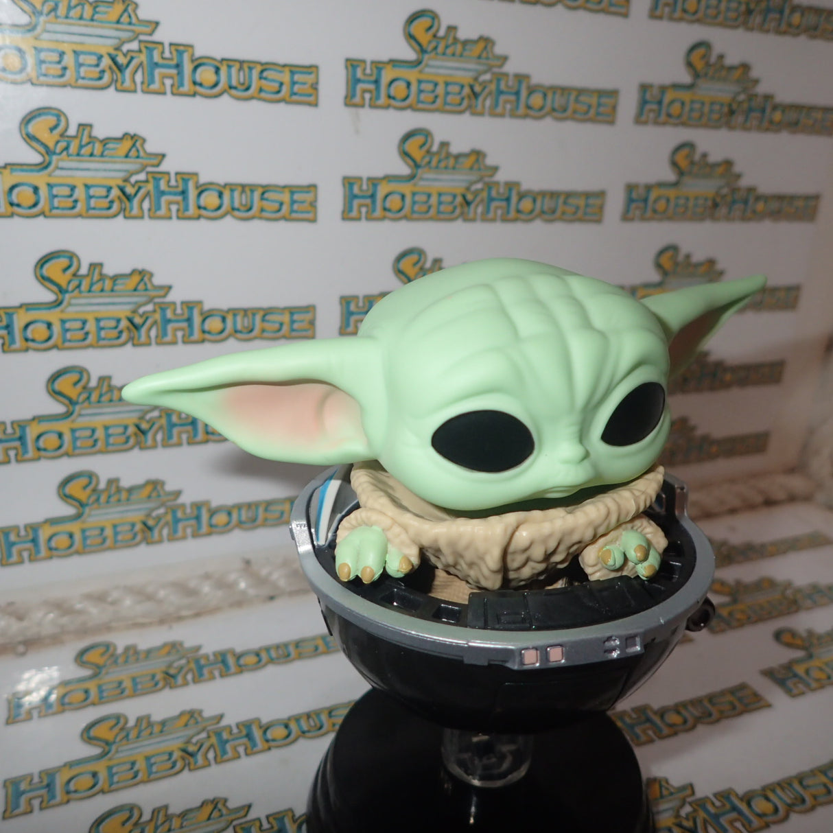 Funko FUN76551 - Star Wars: Mandalorian Grogu in Hovering Pram Pop! Vinyl