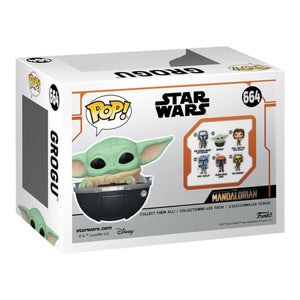 Funko FUN76551 - Star Wars: Mandalorian Grogu in Hovering Pram Pop! Vinyl