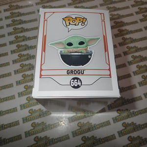 Funko FUN76551 - Star Wars: Mandalorian Grogu in Hovering Pram Pop! Vinyl