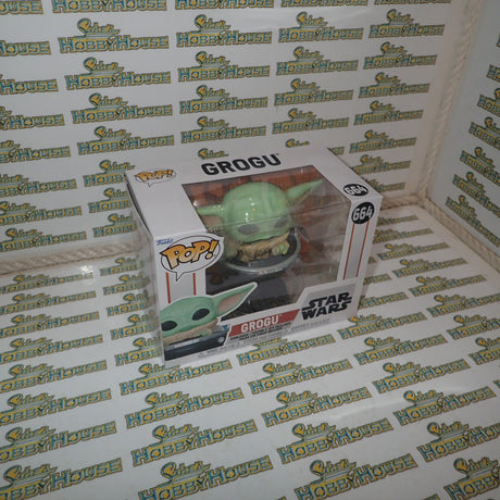 Funko FUN76551 - Star Wars: Mandalorian Grogu in Hovering Pram Pop! Vinyl