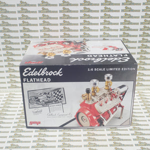 GMP G0602905 - 1:6 Scale Ford 24 Stud Flathead Edelbrock Show Engine in Acrylic Case