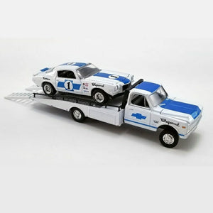ACME EXCLUSIVE - GL-51344 CHAPPARAL - 1967 C-30 RAMP TRUCK & 1970 TRANS AM CAMARO - ACME EXCLUSIVE