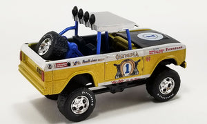 ACME GL-51487 - 1/64 Scale 1970 FORD BAJA BRONCO - BIG OLY TRIBUTE EDITION - ACME EXCLUSIVE Diecast Scale Model Replica