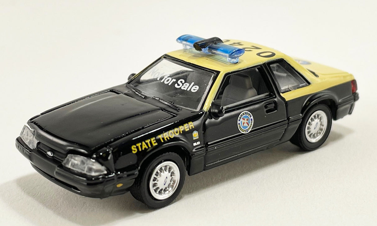 ACME EXCLUSIVE 51494 - 1/64 Scale 1991 FORD MUSTANG SSP FLORIDA HIGHWAY PATROL Diecast Scale Model Replica