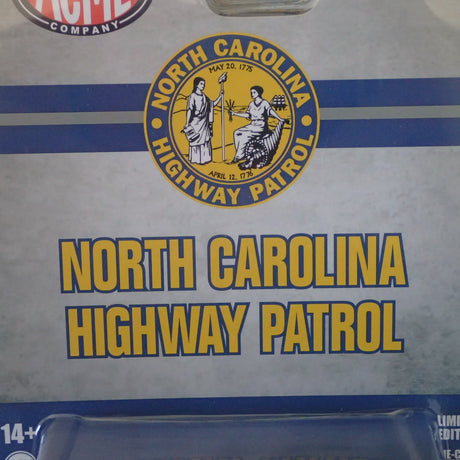 ACME EXCLUSIVE 51495 - 1/64 Scale 1993 FORD MUSTANG SSP - NORTH CAROLINA HIGHWAY PATROL Diecast Scale Model Replica