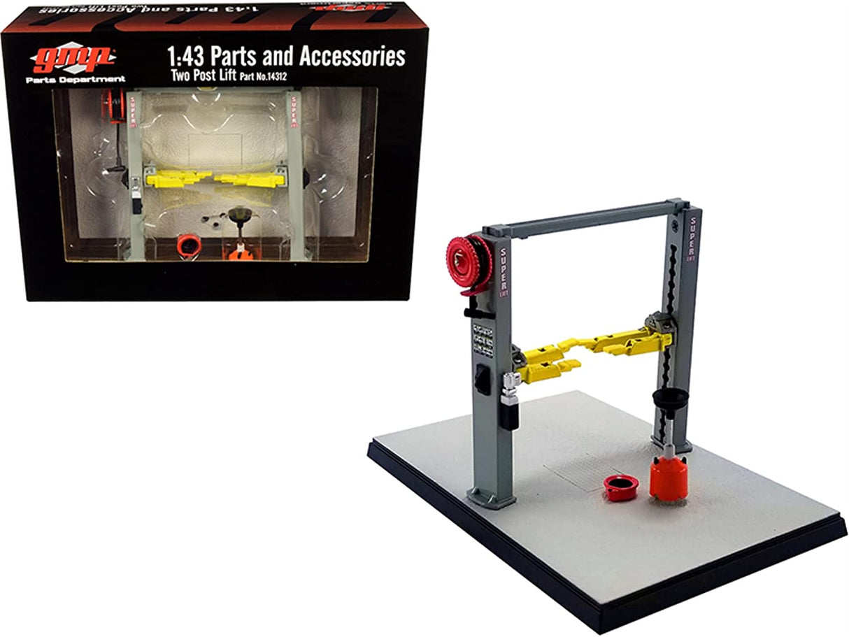 GMP 14312- 1/43 Scale - GMP TWO POST LIFT - GREY
