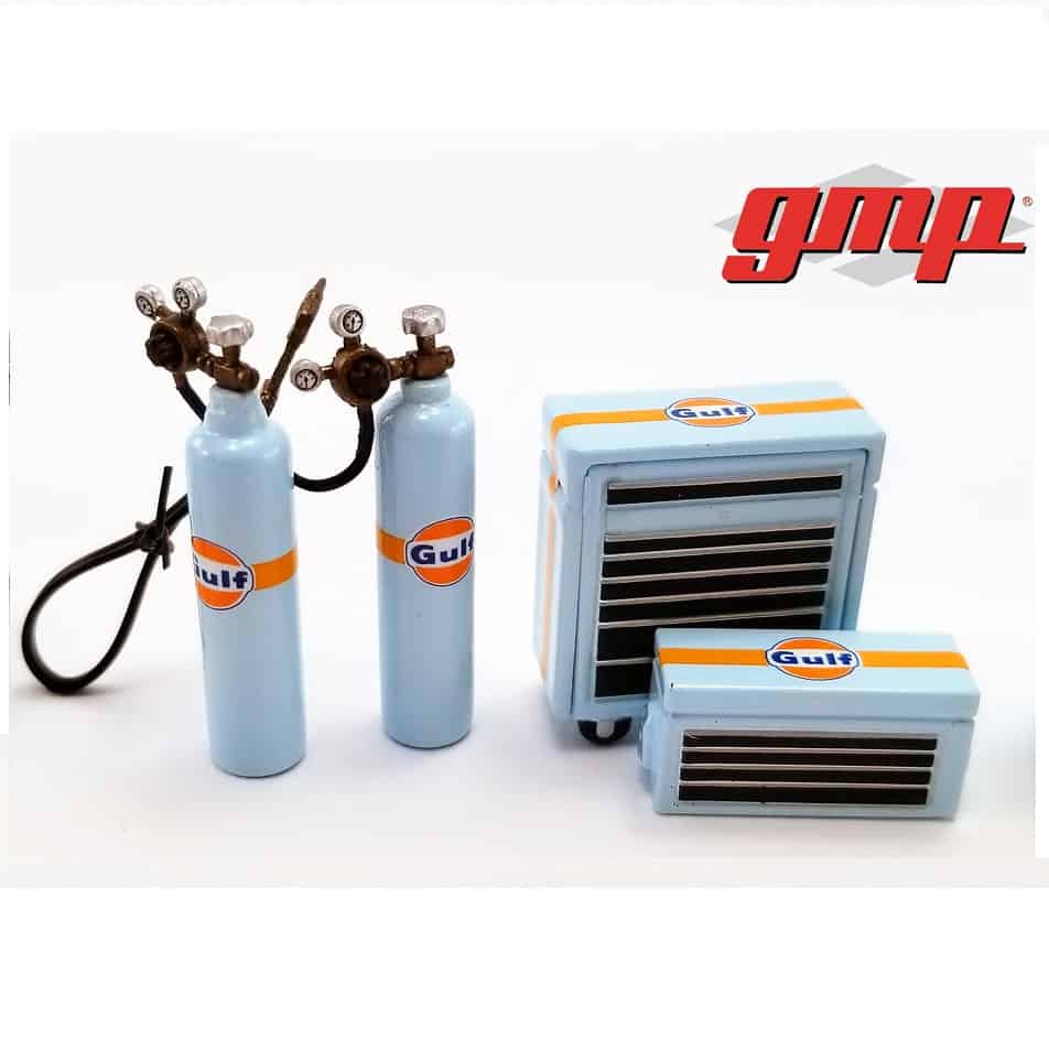 GMP 14313 – 1/43 Scale – Gulf Oil Shop Tool Set 1 - Diecast Replica