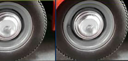 GMP - 1/18 Scale 18832 Dog Dish from the Nova Yenko Wheel & Tire Set