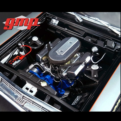 GMP 18855 Hubert Platt Georgia Shaker 1967 Ford Fairlane 427R Engine and Transmission Replica 1/18 Model
