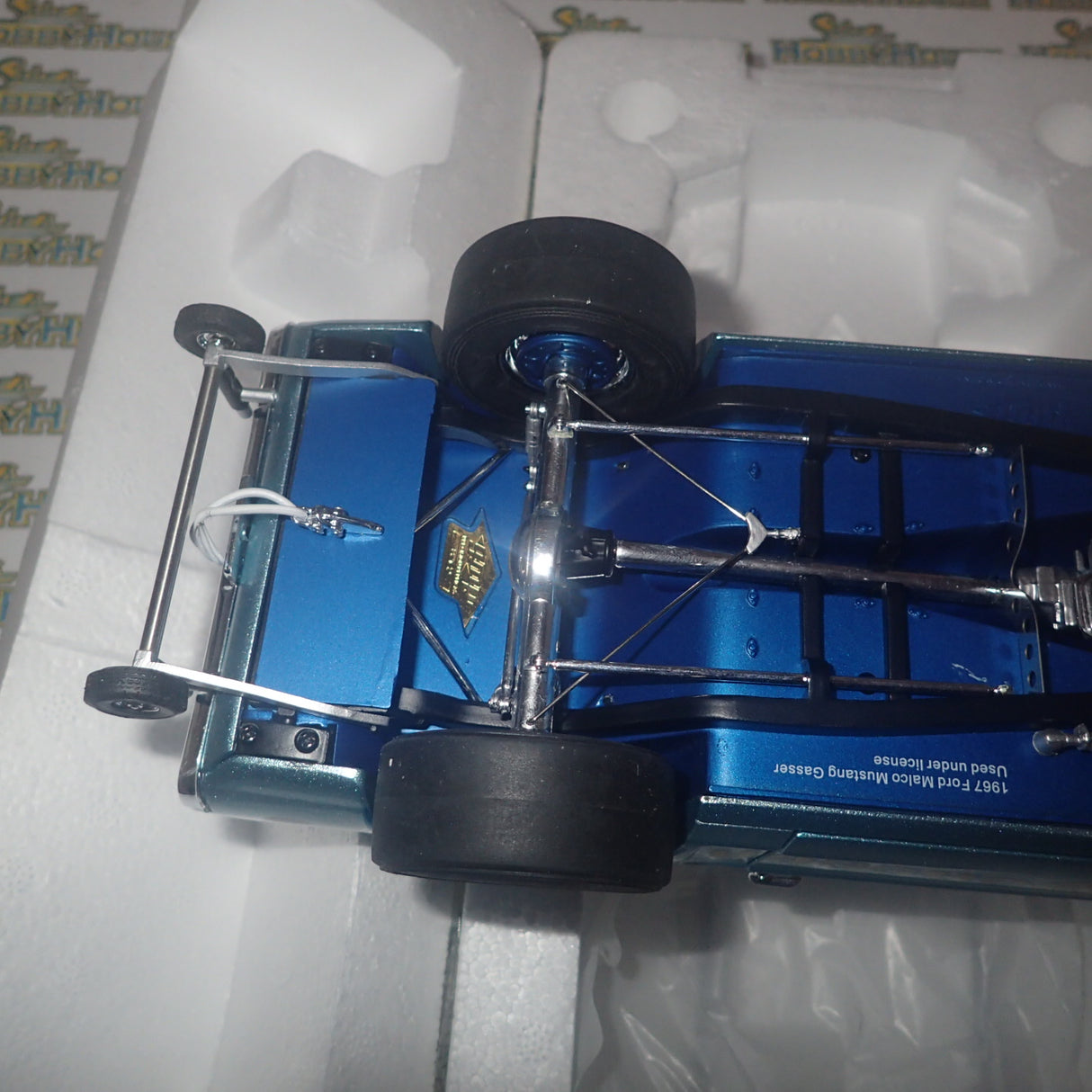 GMP 18879 - 1/18 Scale 1967 Malco Mustang Gasser with air plow Diecast Scale Model Replica