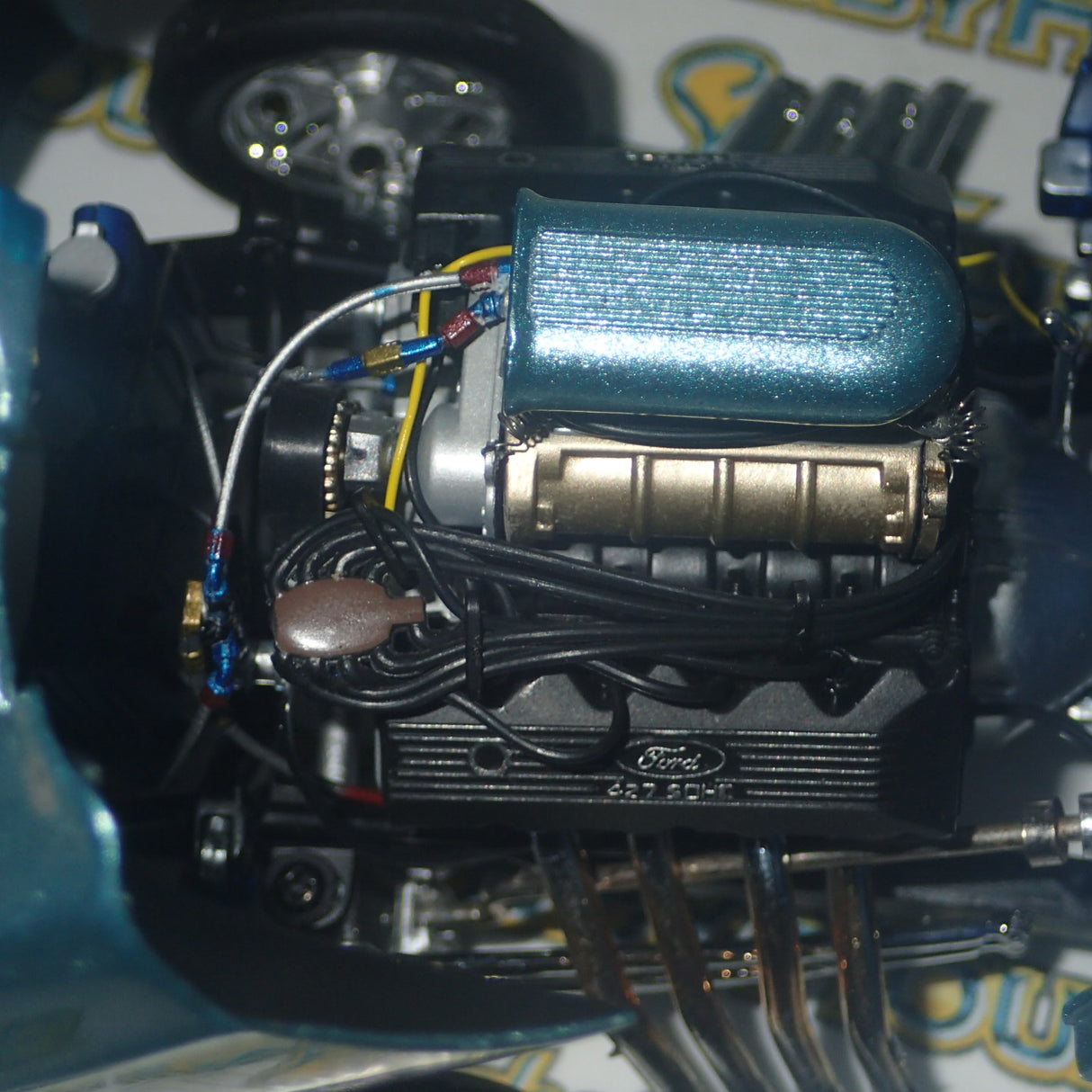 GMP 18879 - 1/18 Scale 1967 Malco Mustang Gasser with air plow Diecast Scale Model Replica