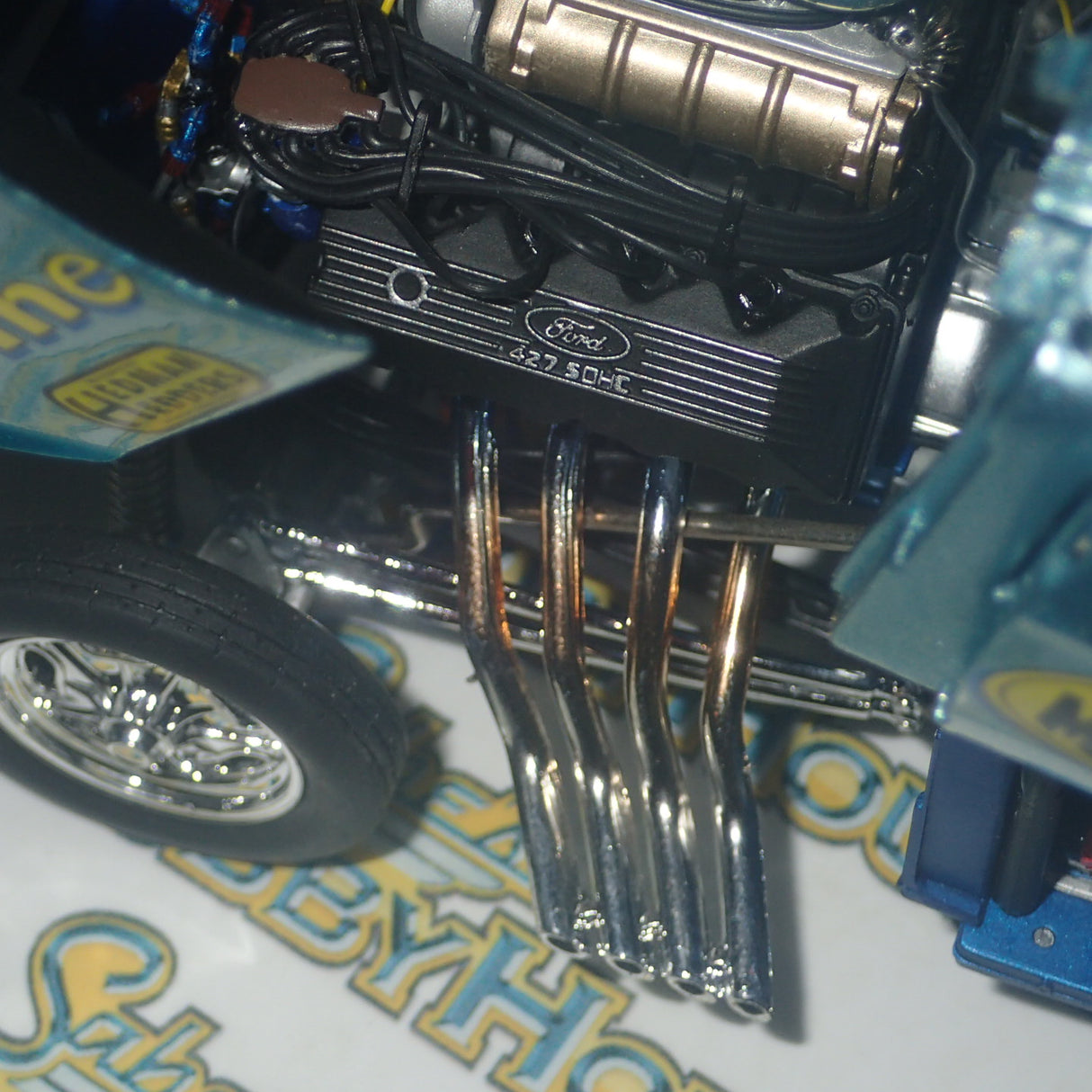 GMP 18879 - 1/18 Scale 1967 Malco Mustang Gasser with air plow Diecast Scale Model Replica