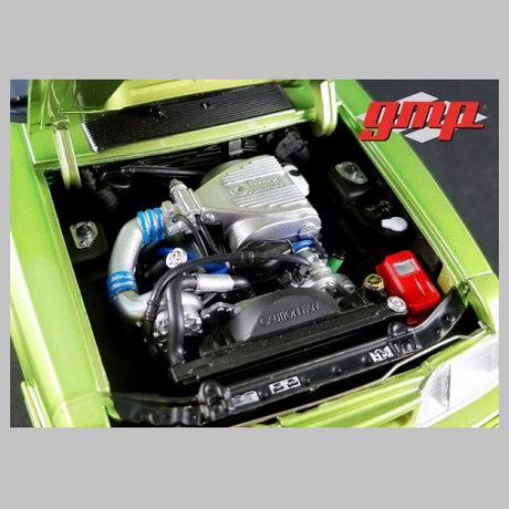 GMP 18889 - 1/18 Scale Supercharged 5.0 302 Drag Engine & Transmission Replica