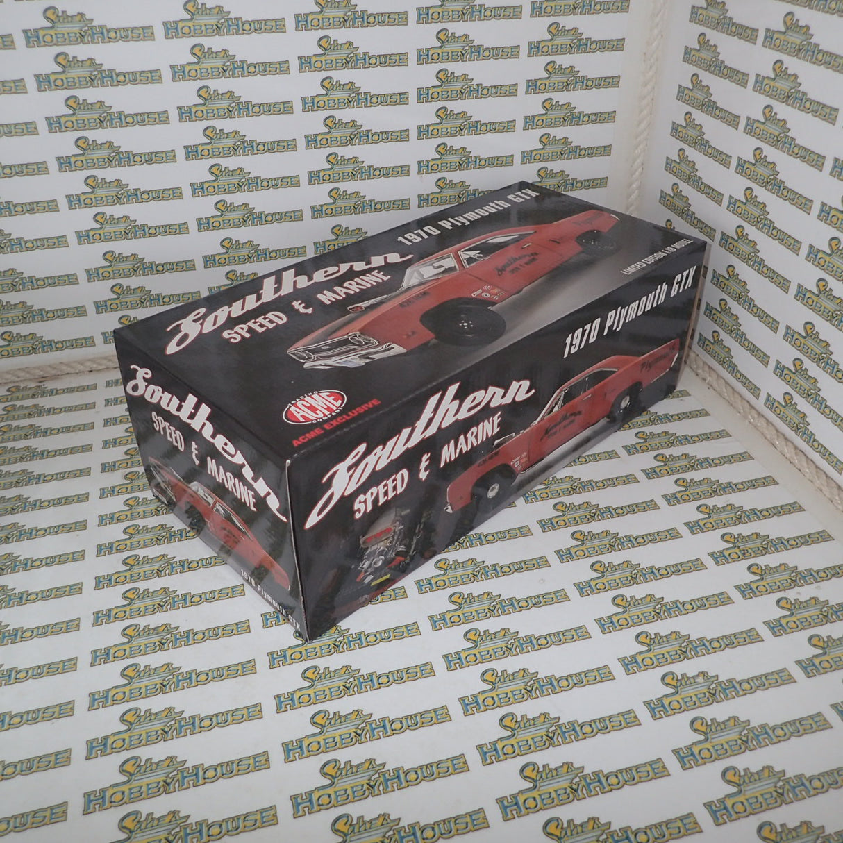 GMP-18952-B 1970 PLYMOUTH GTX DRAG CAR - SOUTHERN SPEED & MARINE - ACME EXCLUSIVE Diecast Scale Model Replica