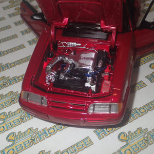 GMP 18955 1/18 Scale - 1990 FORD MUSTANG LX STREET FIGHTER Metallic Red