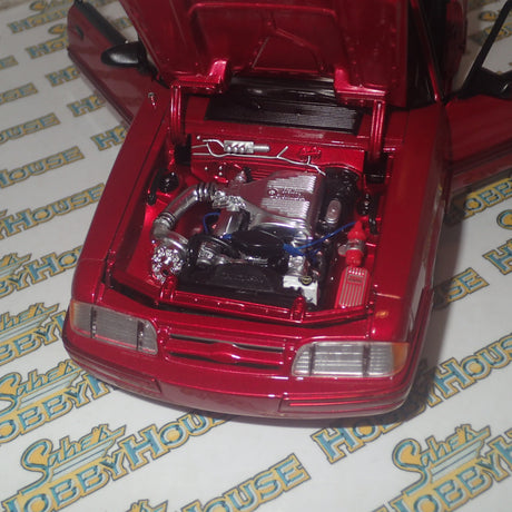 GMP 18955 1/18 Scale - 1990 FORD MUSTANG LX STREET FIGHTER Metallic Red