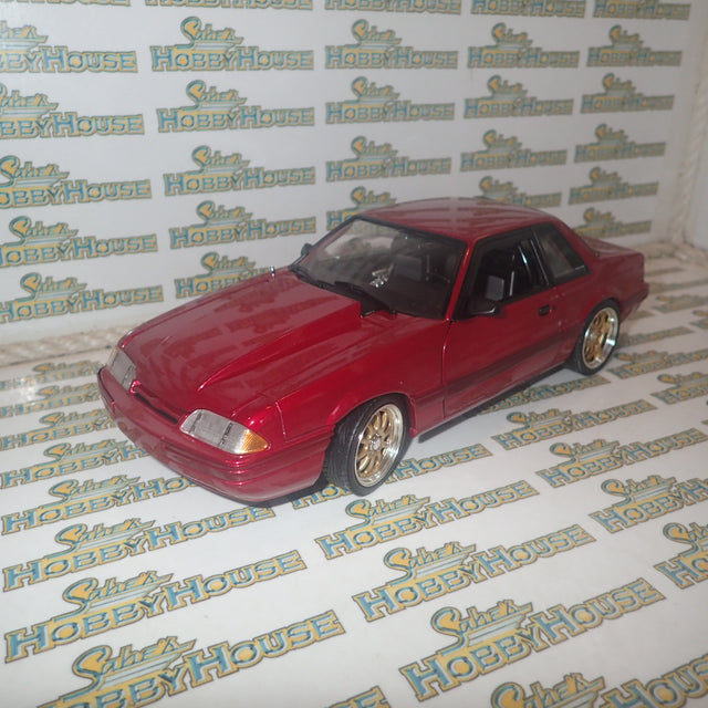 GMP 18955 1/18 Scale - 1990 FORD MUSTANG LX STREET FIGHTER Metallic Red