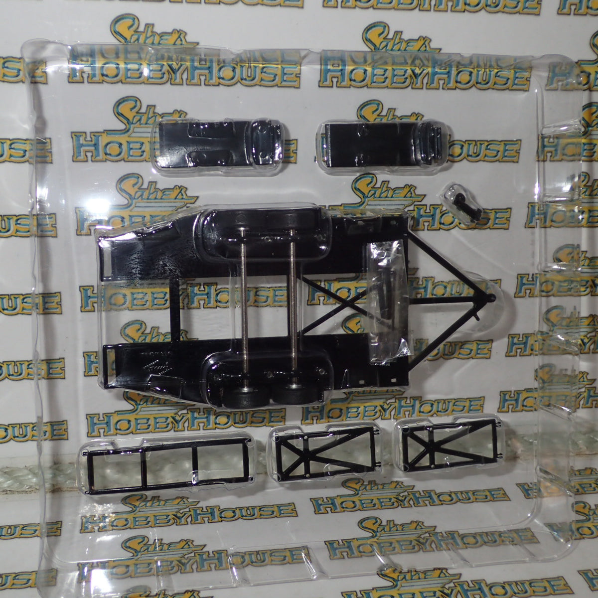 GMP 14302 – 1/43 Scale – GMP TANDEM CAR TRAILER WITH TIRE RACK - CHEVROLET - Diecast Model Replica