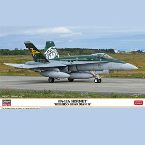 Hasegawa - H02328 1/72 Scale F/A-18A HORNET "BUSHIDO GUARDIAN 19" Plastic Model Kit