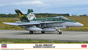 Hasegawa - H02328 1/72 Scale F/A-18A HORNET "BUSHIDO GUARDIAN 19" Plastic Model Kit