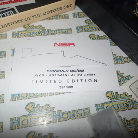 NSR HL05 - 1:32 SCALE FORMULA 86/89 - ROTHMANS AS #2 LIVERY