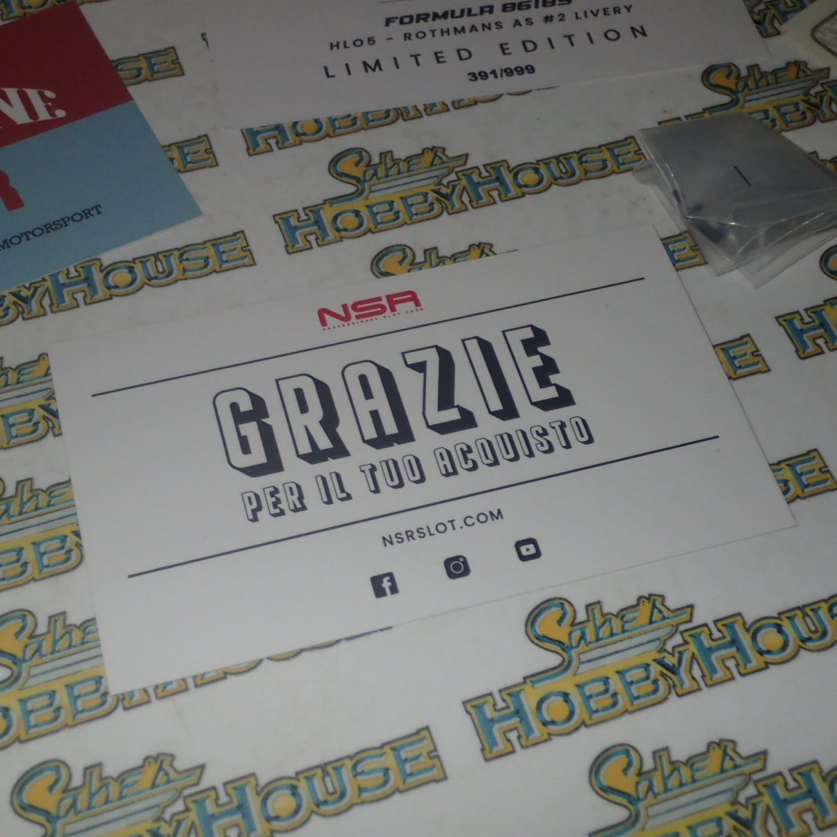 NSR HL05 - 1:32 SCALE FORMULA 86/89 - ROTHMANS AS #2 LIVERY