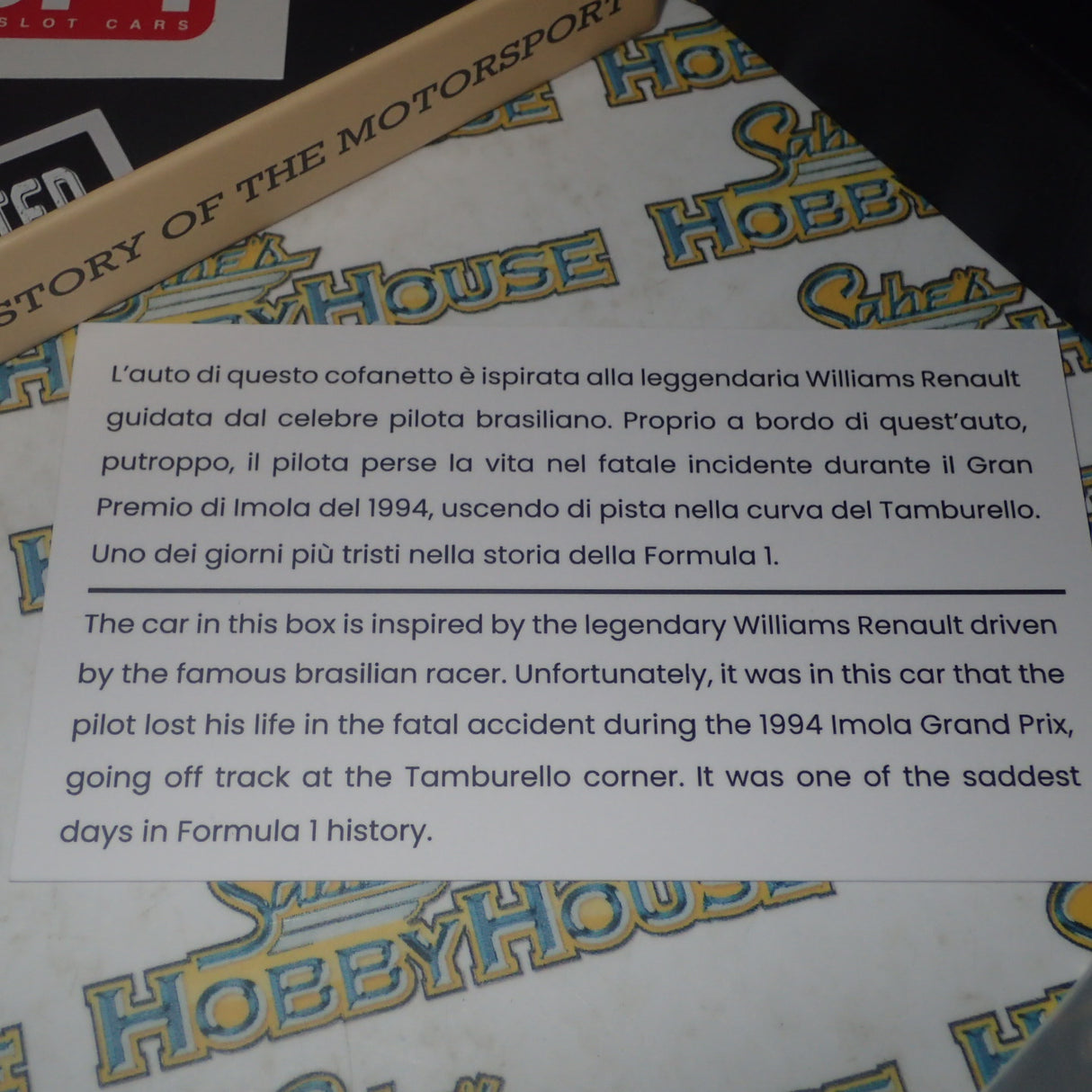 NSR HL05 - 1:32 SCALE FORMULA 86/89 - ROTHMANS AS #2 LIVERY