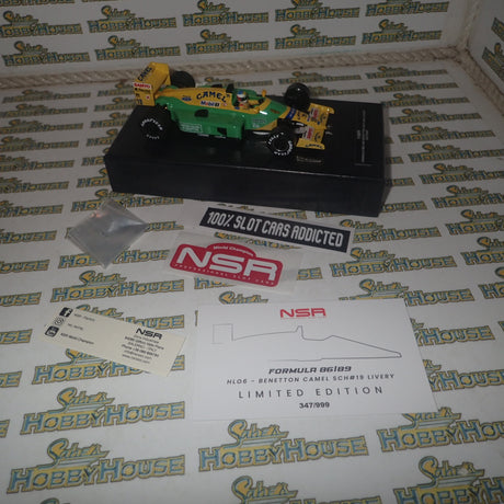 NSR NHL06 - 1:32 SCALE FORMULA 86/89 - BENETTON CAMEL SCH #19 LIVERY