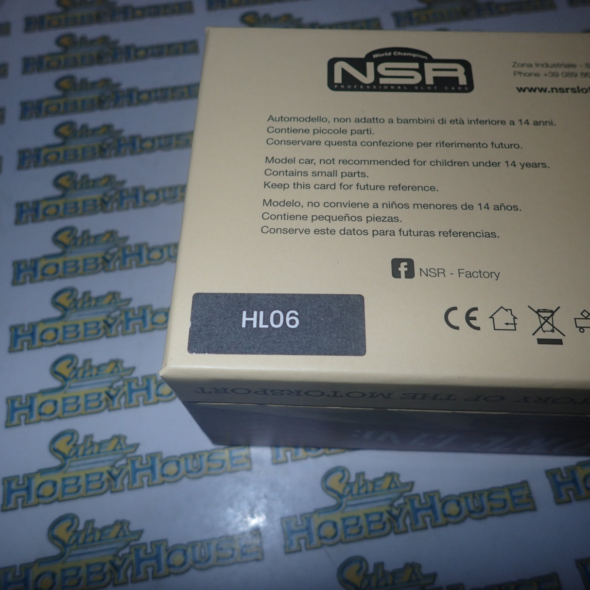 NSR NHL06 - 1:32 SCALE FORMULA 86/89 - BENETTON CAMEL SCH #19 LIVERY