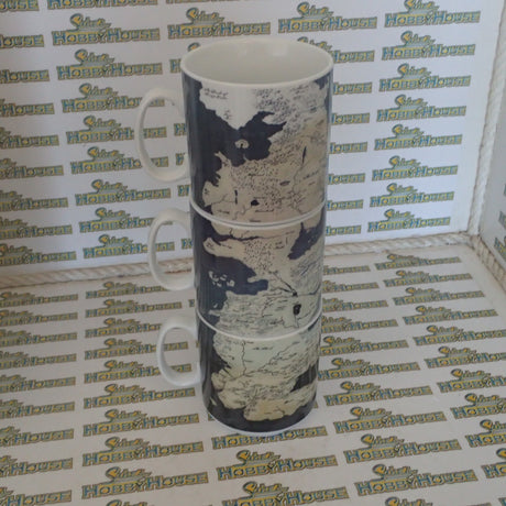 IKON Collectibles IKO0678 - Game of Thrones - Westeros Stacked Mug Set (Set of 3 Mugs)