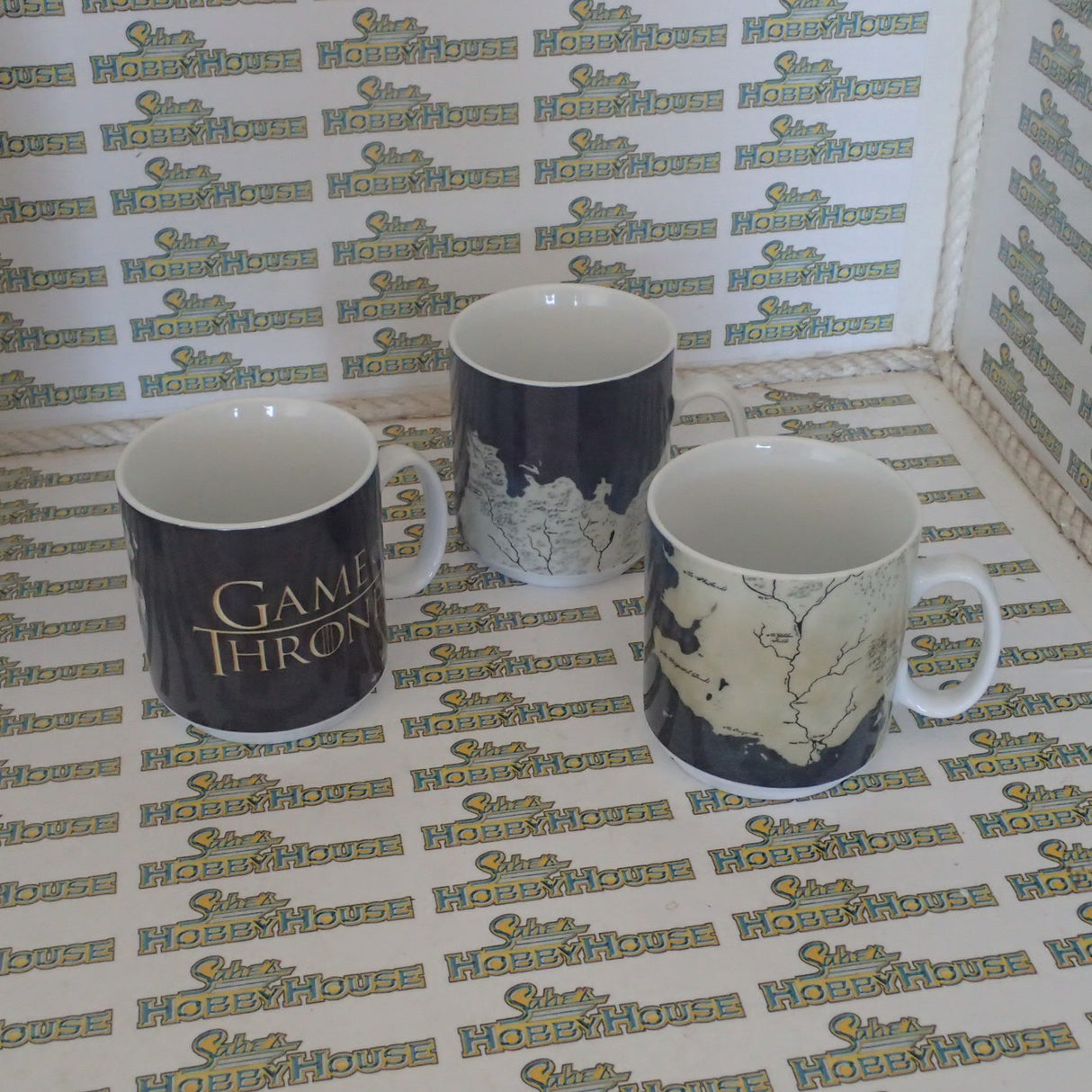 IKON Collectibles IKO0678 - Game of Thrones - Westeros Stacked Mug Set (Set of 3 Mugs)