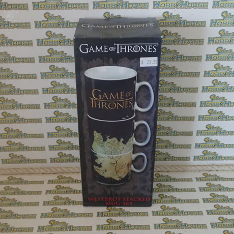 IKON Collectibles IKO0678 - Game of Thrones - Westeros Stacked Mug Set (Set of 3 Mugs)