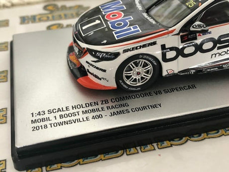 Biante B43H18J – 1/43 Scale – HOLDEN ZB COMMODORE #25 DRIVER: JAMES COURTNEY 2018 TOWNSVILLE 400 Diecast Scale Model Replica