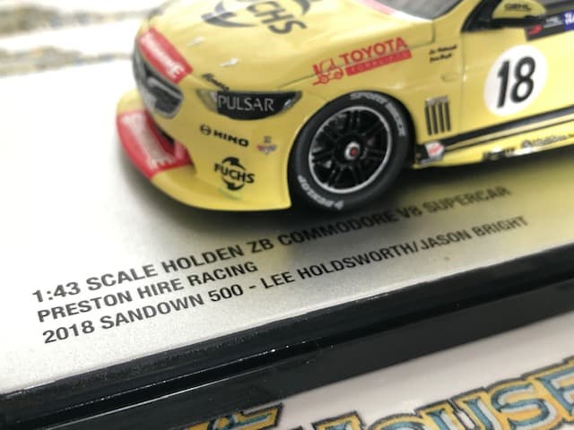 Biante – 1/43 Scale – HOLDEN ZB COMMODORE #18 DRIVERS: LEE HOLDSWORTH/JASON BRIGHT Diecast Scale Model Replica