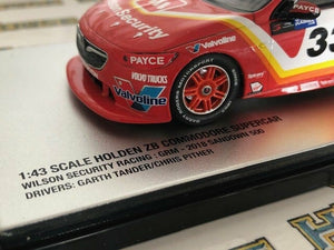 Biante B43H18M – 1/43 Scale – HOLDEN ZB COMMODORE #33 DRIVERS: GARTH TANDER/CHRIS PITHER Diecast Scale Model Replica