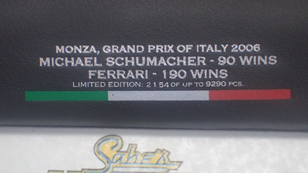 Hotwheels J2994 - 1/18 Scale - Ferrari F1 Michael Schumacher 90 wins Die-cast Scale Replica