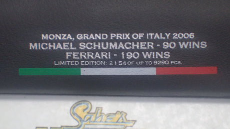 Hotwheels J2994 - 1/18 Scale - Ferrari F1 Michael Schumacher 90 wins Die-cast Scale Replica