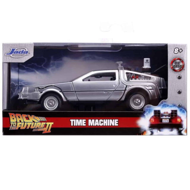 Jada Toys - Back to the Future 2 - Delorean 1:32 Scale Hollywood Ride Diecast Model Replica