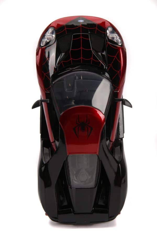 Jada JAD31190 - 1/24 Scale Marvel Comics Spider Man Miles Morales 2017 Ford Hollywood Ride Diecast Model Replica