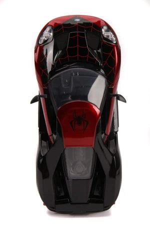 Jada JAD31190 - 1/24 Scale Marvel Comics Spider Man Miles Morales 2017 Ford Hollywood Ride Diecast Model Replica
