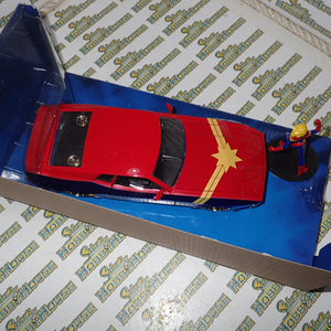 Jada JAD31193 - 1/24 Scale Marvel Comics - Captain Marvel 1973 Ford Mustang Mach 1 Hollywood Ride