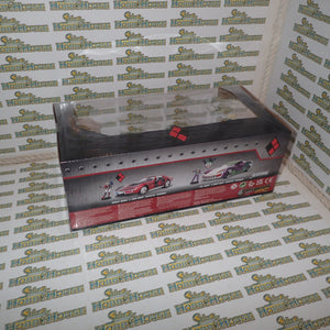 Jada JAD31196 - 1/24 Scale Hollywood Ride Harley Quinn & 1969 Corvette Stingray Diecast Scale Model Replica