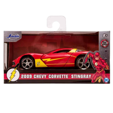 Jada Toys JAD31610 - Flash 1:32 Scale Chevy Corvette Stingray 2009 Hollywood Ride Diecast Model Replica