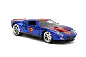 Jada Toys - Superman - Ford GT 2005 1:32 Scale Hollywood Ride Diecast Model Replica